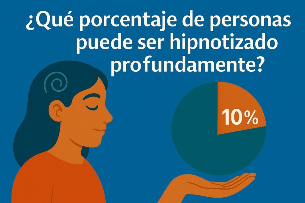 ❓ ¿Qué porcentaje de personas puede ser hipnotizado profundamente?